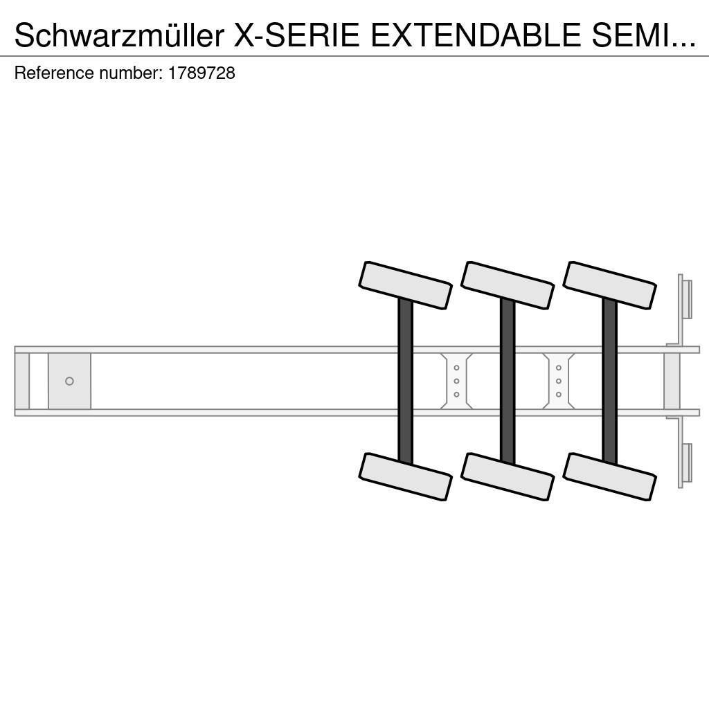 Schwarzmüller X-SERIE EXTENDABLE SEMI LOWLOADER/DIEPLADER/TIEFLA Low loader yari çekiciler