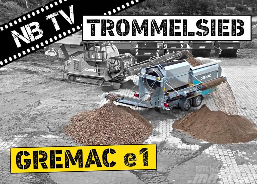 Gremac e1 Trommelsiebanlage - Radmobil Gezer eleyiciler