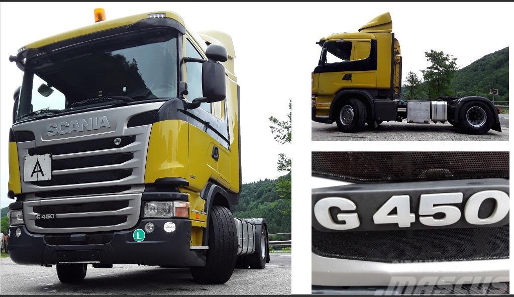 Scania G450/KIPPHYDRAULIK/ZUGMASCHINE/ERSTBESITZ/TOP! Çekiciler