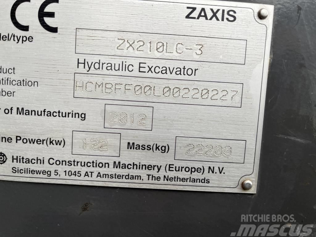 Hitachi ZX 210 LC-3 Paletli ekskavatörler