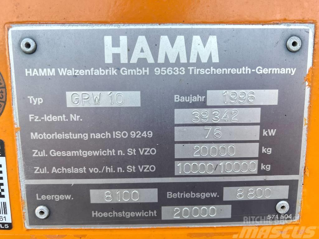 Hamm GRW 10 Good Working Condition Pnömatik lastikli silindirler