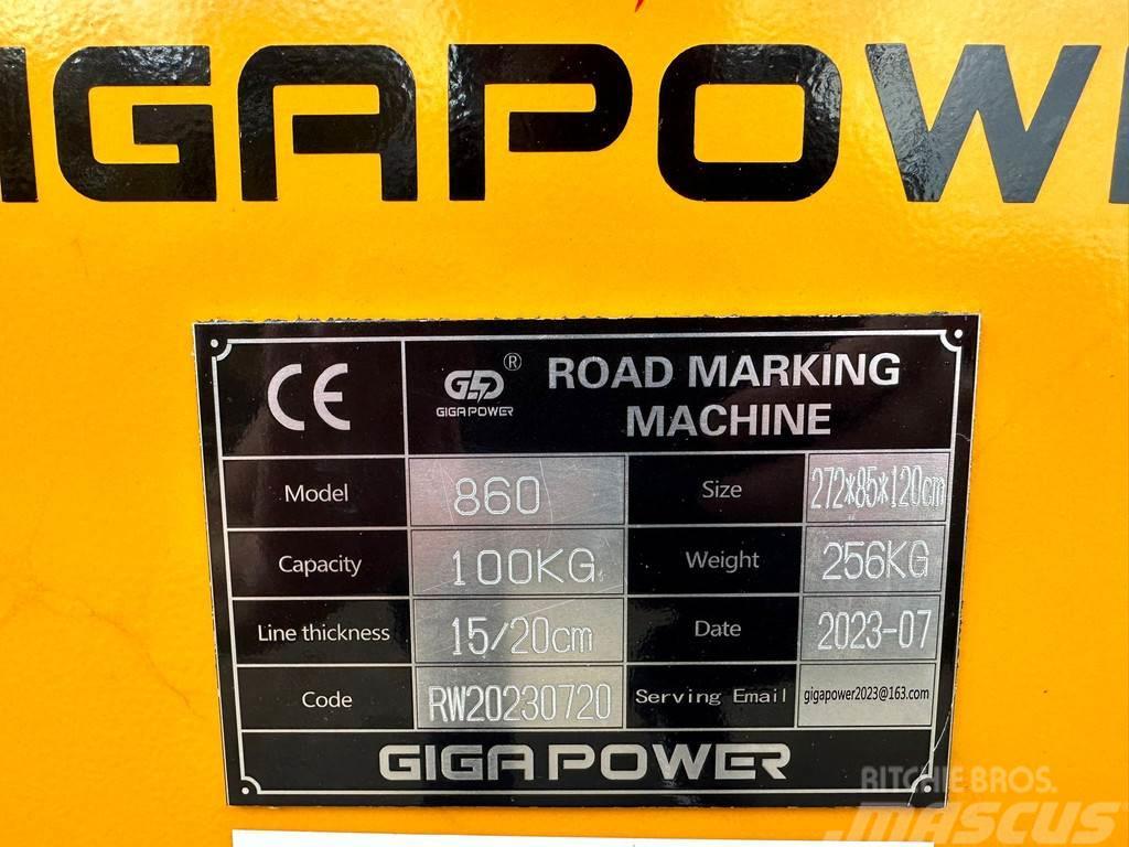  Giga power Road Marking Machine Asfalt kaziyicilar