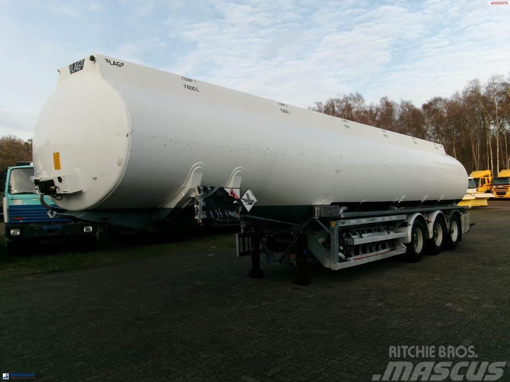 LAG Fuel tank alu 45.2 m3 / 6 comp + pump Tanker yari çekiciler