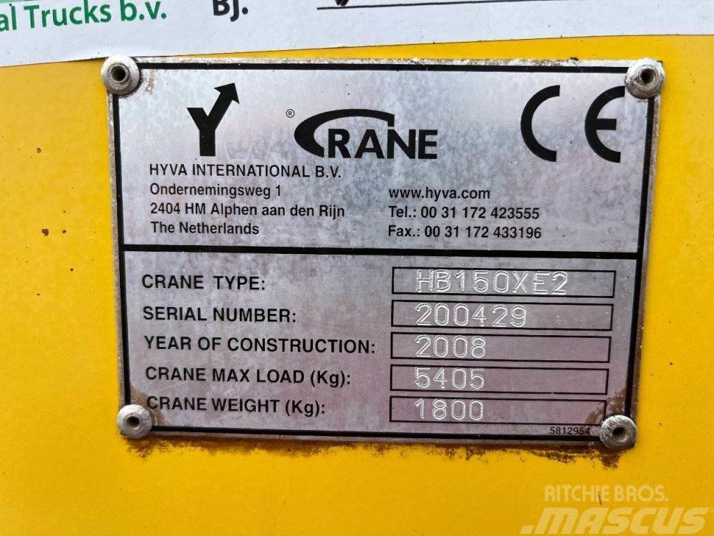 Hyva HB150 XE2 Crane / Kraan / Autolaadkraan / Ladekran Yükleme vinçleri