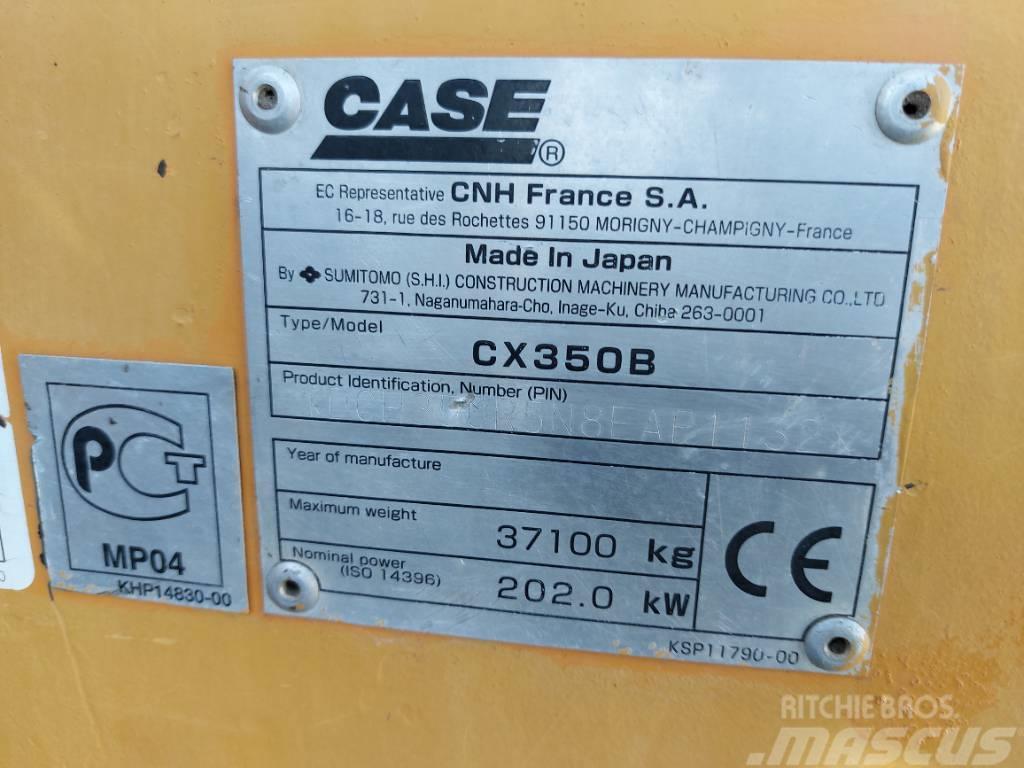 CASE CX 350 B Paletli ekskavatörler