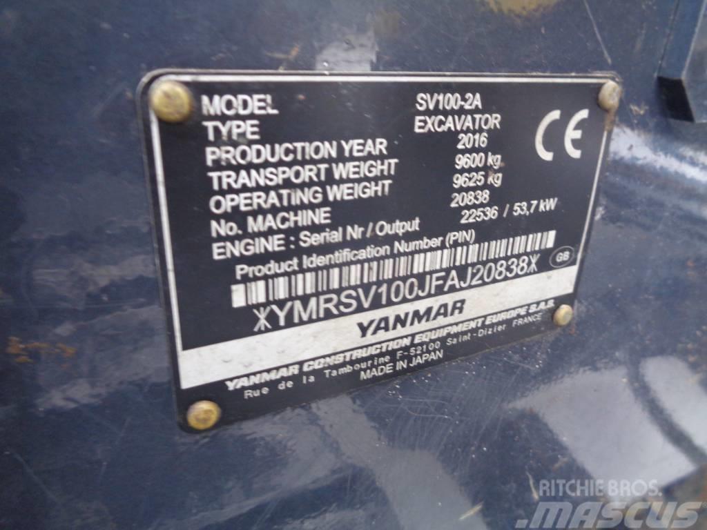 Yanmar SV 100-2 Midi ekskavatörler 7 - 12 t