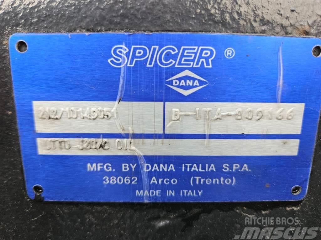 Spicer Dana 212/10149051 - Axle/Achse/As Akslar