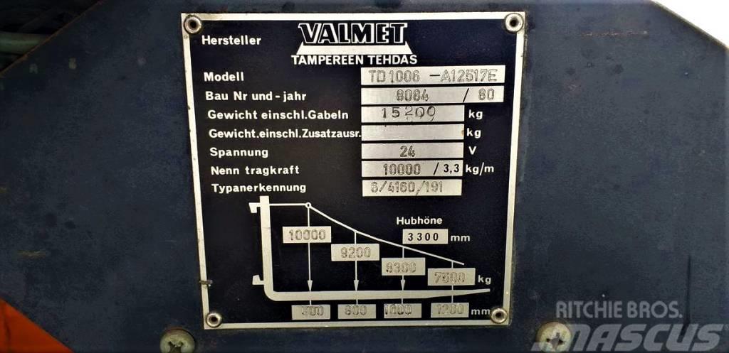  Wózek widłowy VALMET TD 1006 Dizel forkliftler