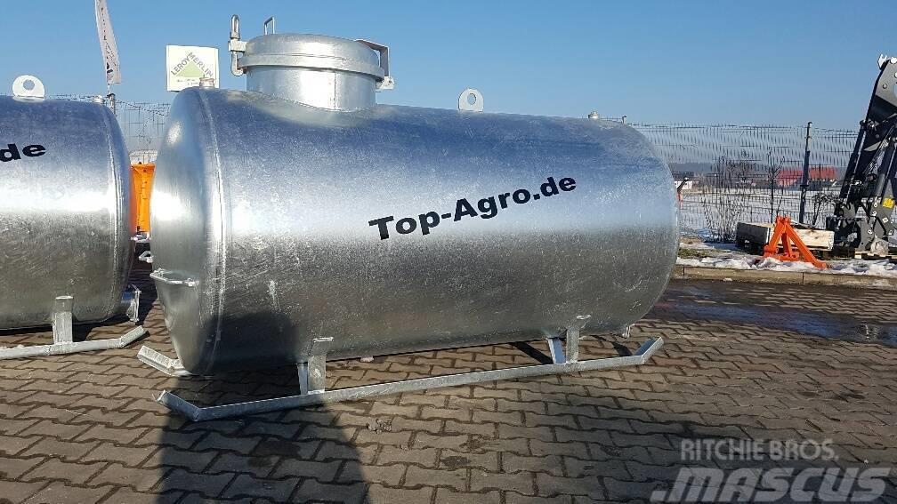 Top-Agro Water tank, 2000L, stationary + metal skids! Diger hayvancilik makina ve aksesuarlari