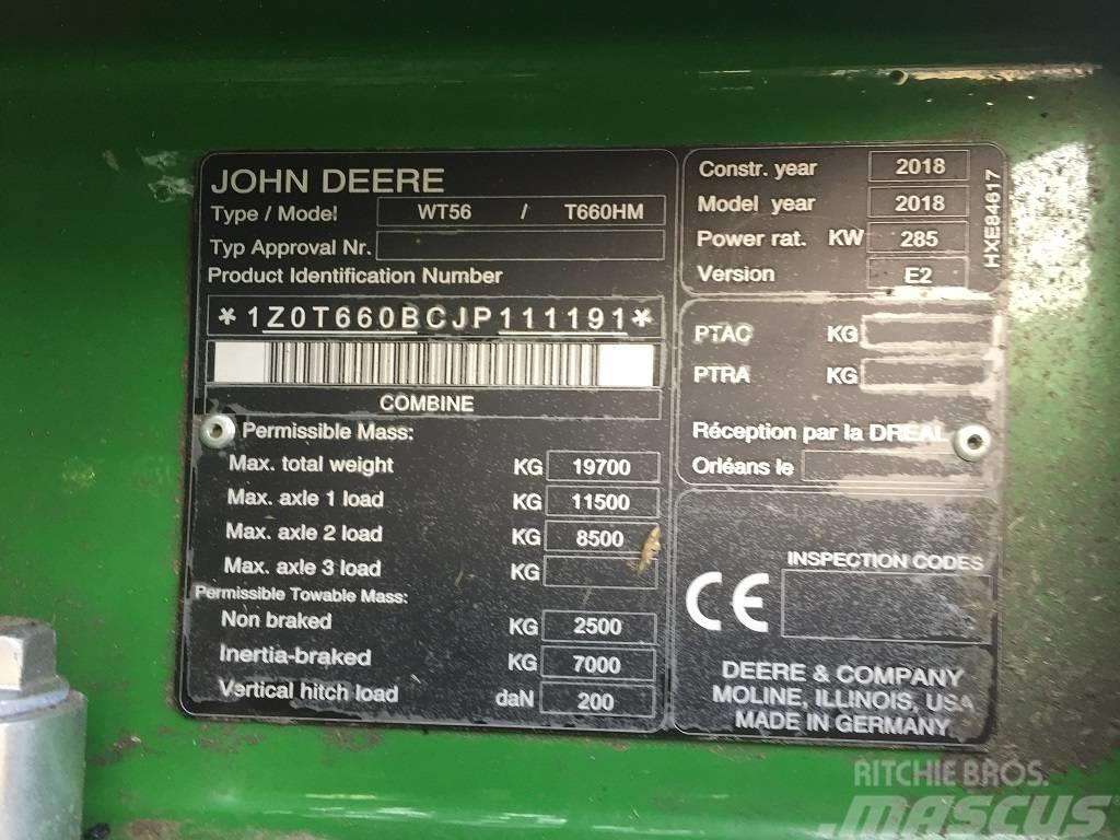 John Deere T 660 Biçerdöverler