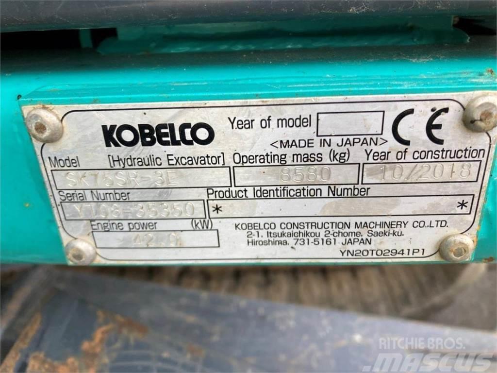 Kobelco SK75SR-3 Paletli ekskavatörler