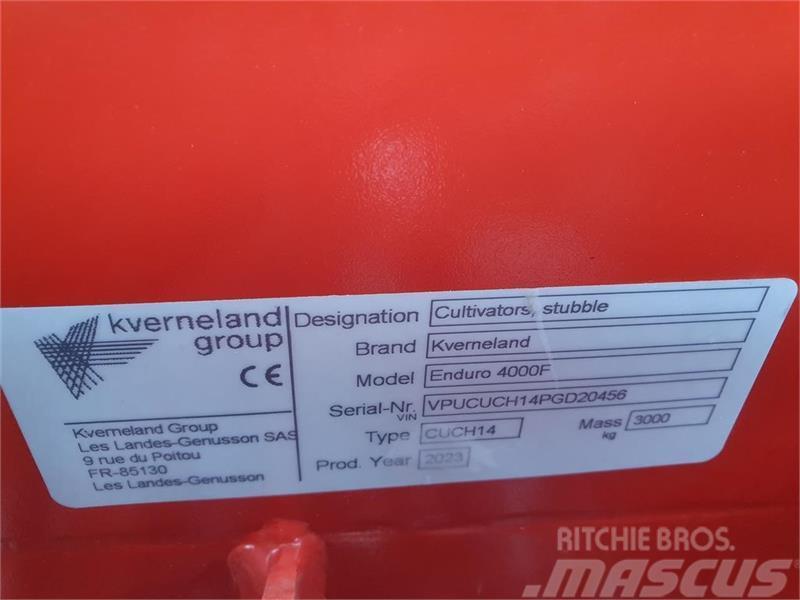 Kverneland Enduro Pro F 4m Foldbar 14 tands. Tirmiklar