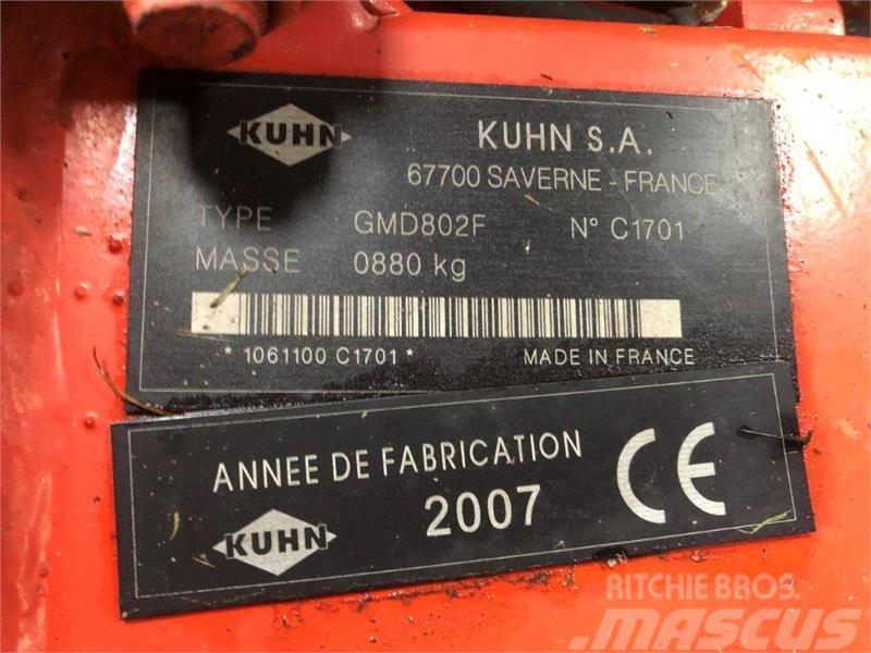 Kuhn GMD 802 F Knivbjælke lige renoveret Kendi yürür saman makinaları