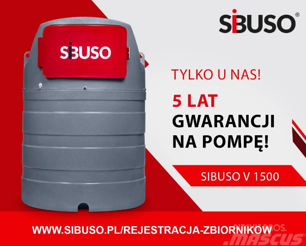 Sibuso 1500L zbiornik dwupłaszczowy Diesel Diger kamyonlar