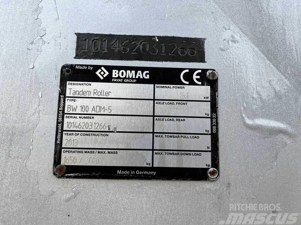 Bomag BW 100 ADM-5 Çift tamburlu silindirler