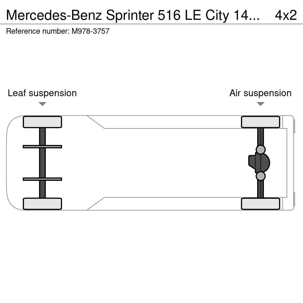 Mercedes-Benz Sprinter 516 LE City 14 PCS AVAILABLE / PASSANGERS Minibüsler