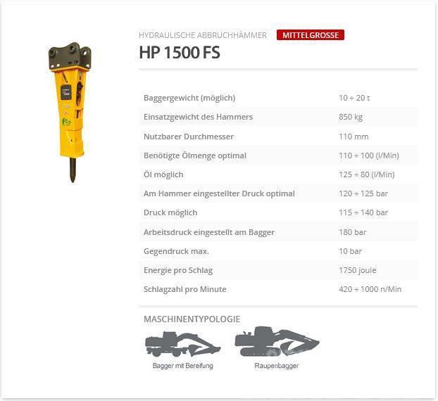 Indeco HP 1500 FS Hidrolik kırıcılar