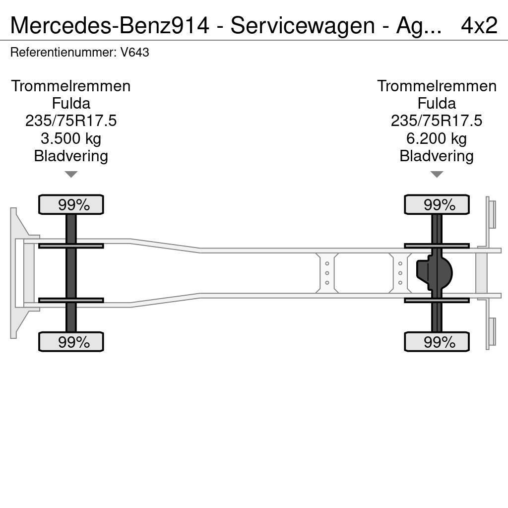 Mercedes-Benz 914 - Servicewagen - Agregaat 440 uur - 31.565km - Itfaiye araçlari