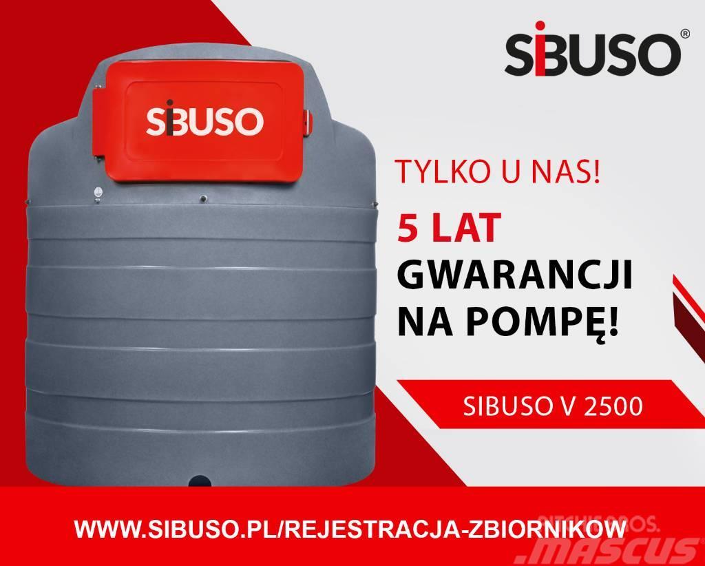 Sibuso 2500L zbiornik dwupłaszczowy Diesel Diger kamyonlar