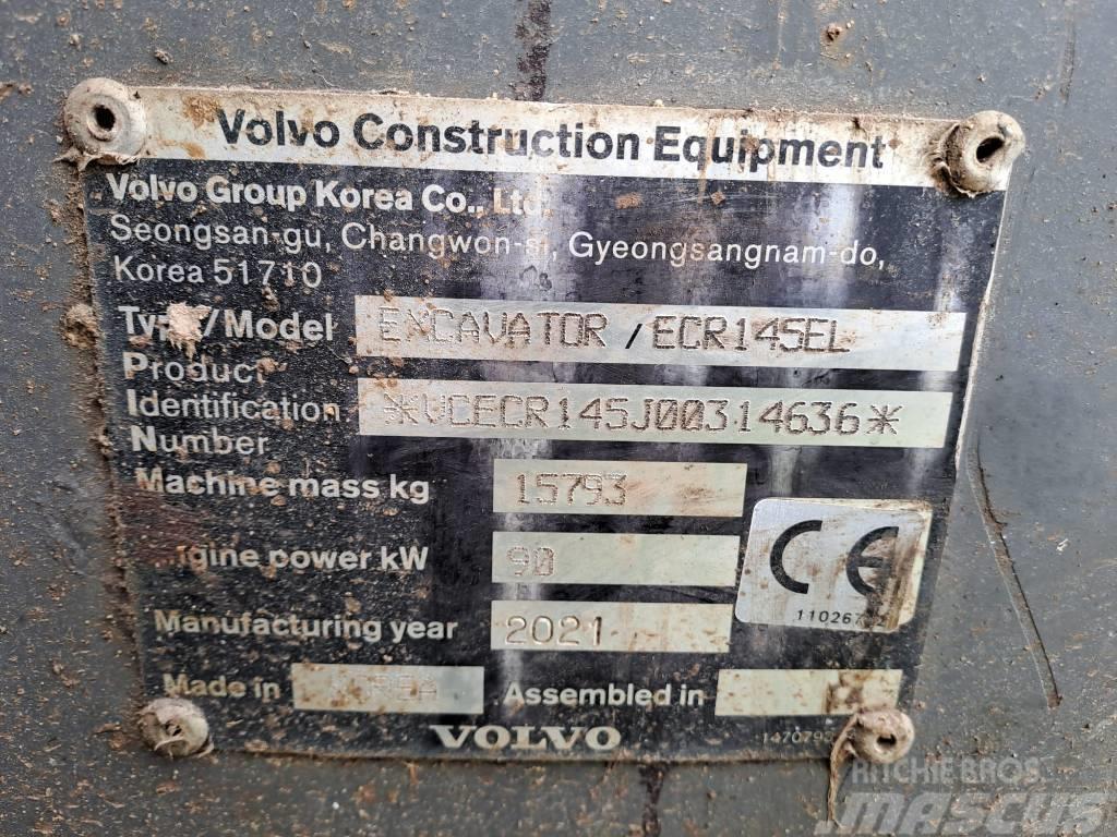 Volvo ECR 145 EL Paletli ekskavatörler