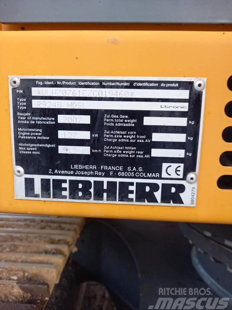 Liebherr R 924 B HD S L LITROIC Paletli ekskavatörler