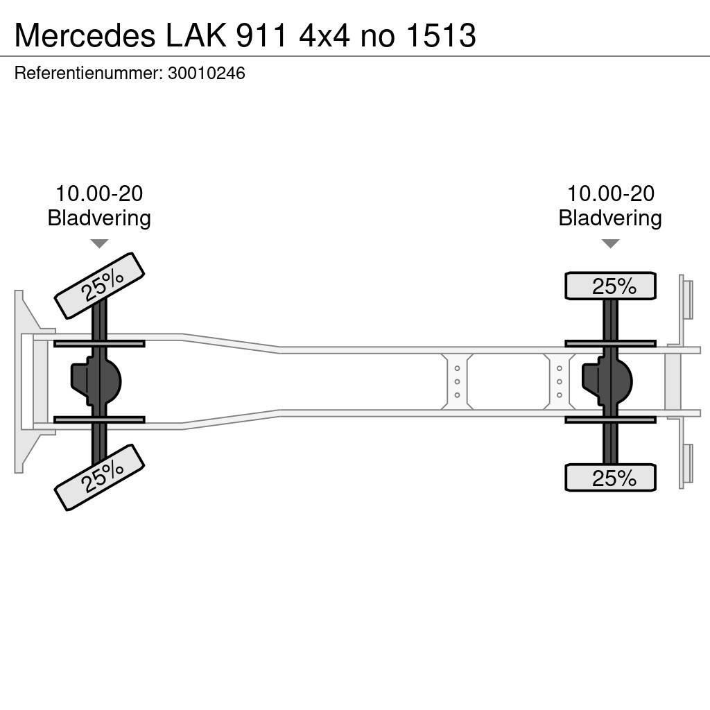 Mercedes-Benz LAK 911 4x4 no 1513 Damperli kamyonlar
