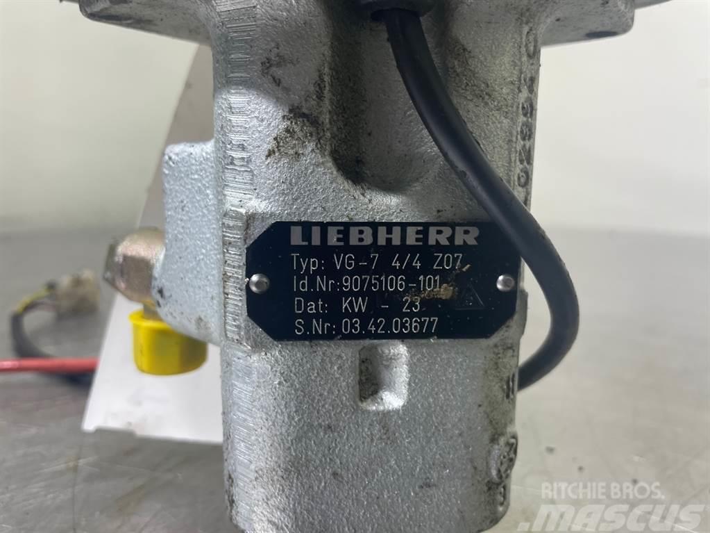 Liebherr A316-9075106/9200621-Servo valve/Servoventil Hidrolik