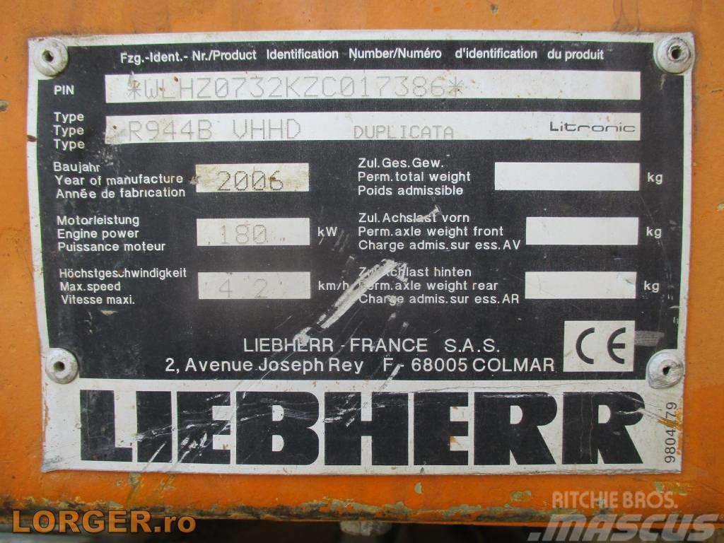 Liebherr R 944B VHHD Yıkım ekskavatörleri