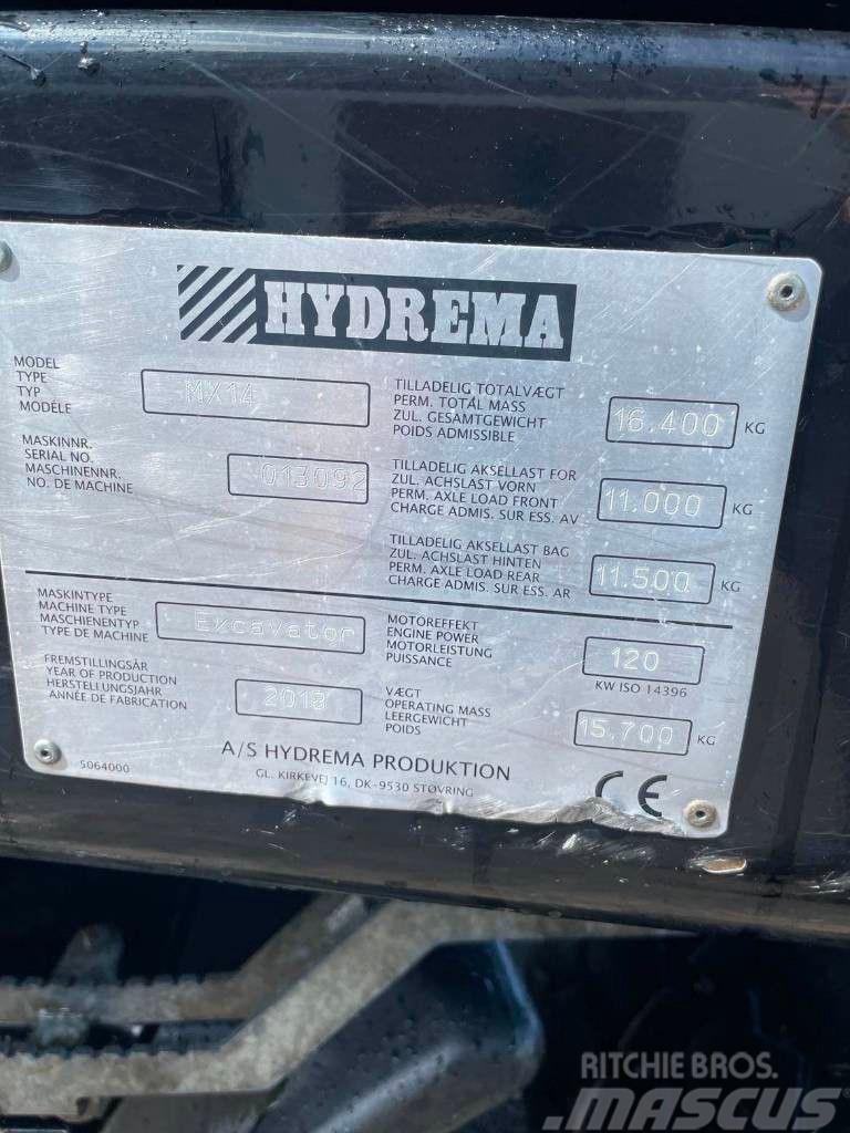 Hydrema MX 14 Lastik tekerli ekskavatörler