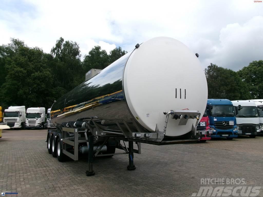 Crossland Food tank inox 30 m3 / 1 comp Tanker yari çekiciler