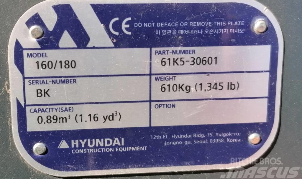 Hyundai 0.89m3_HX180 Kovalar