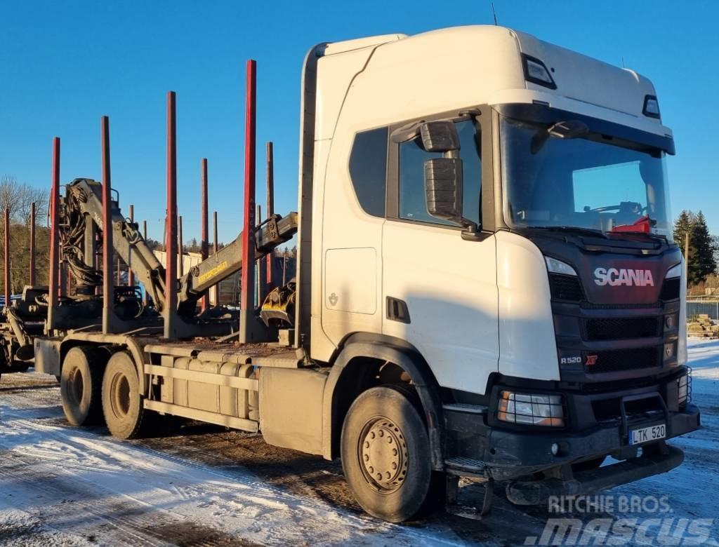 Scania R520 6x4 Tomruk kamyonlari