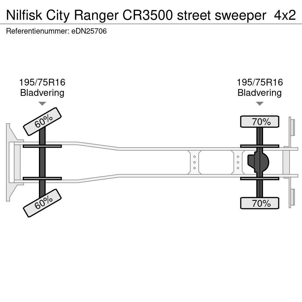 Nilfisk City Ranger CR3500 street sweeper Vidanjörler