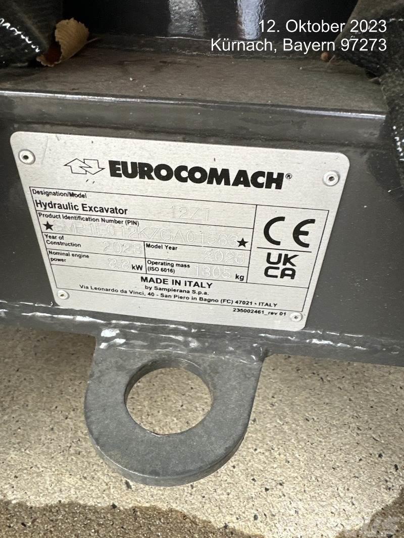 Eurocomach 12ZT Mini ekskavatörler, 7 tona dek