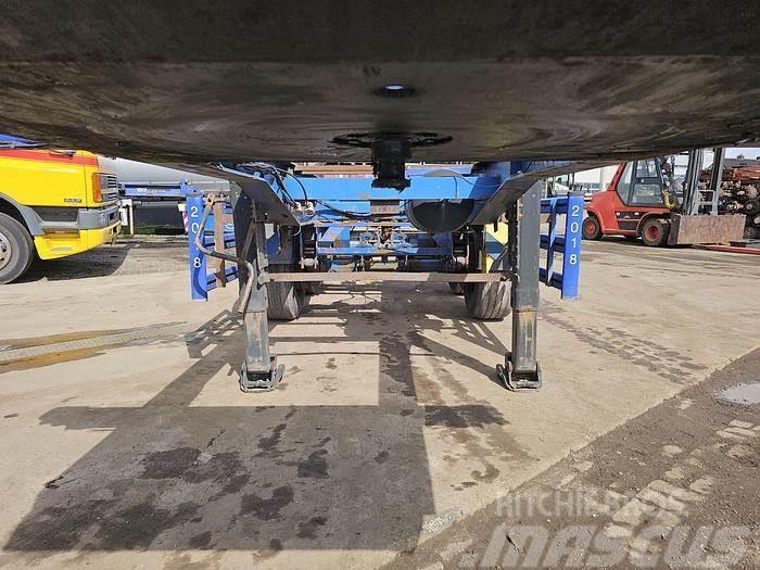 Renders 2 axle | 20 ft| steel suspension | Bpw drum. Konteyner yari çekiciler