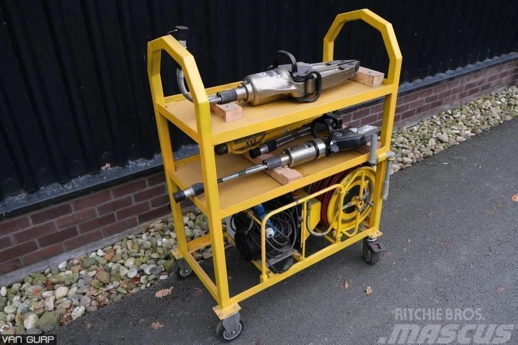 Weber Hydraulic spreader + Power unit + ram + cutter Diger kiskaçlar