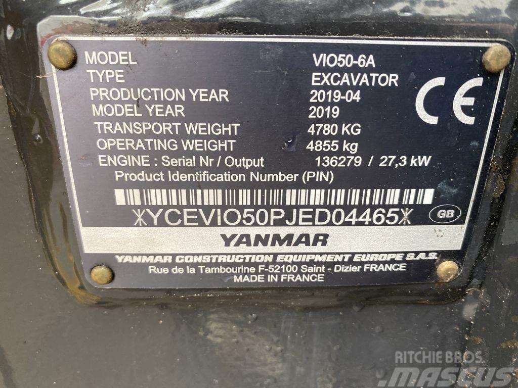 Yanmar VIO50 Paletli ekskavatörler