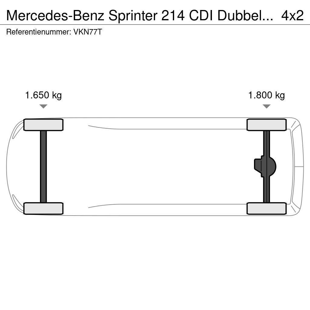 Mercedes-Benz Sprinter 214 CDI Dubbel cabine, Airco!!157dkm!!6P! Kapali kasa kamyonetler