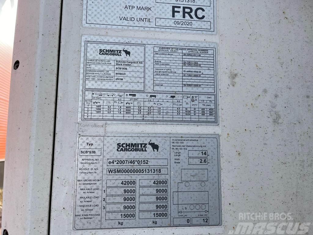 Schmitz Cargobull SCBS3B CARRIER Vector 1550 / BOX L=13396 mm Frigofrik çekiciler