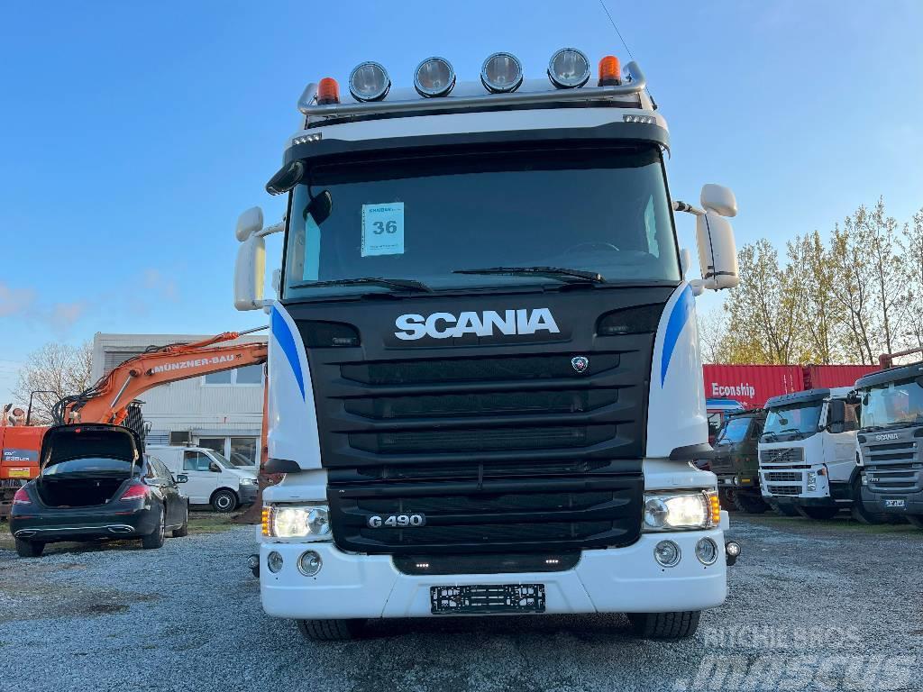 Scania R490LB6X2*4HNB, Euro6, Retarder, Lenkt+Lift Achse Ayrilir yari çekiciler
