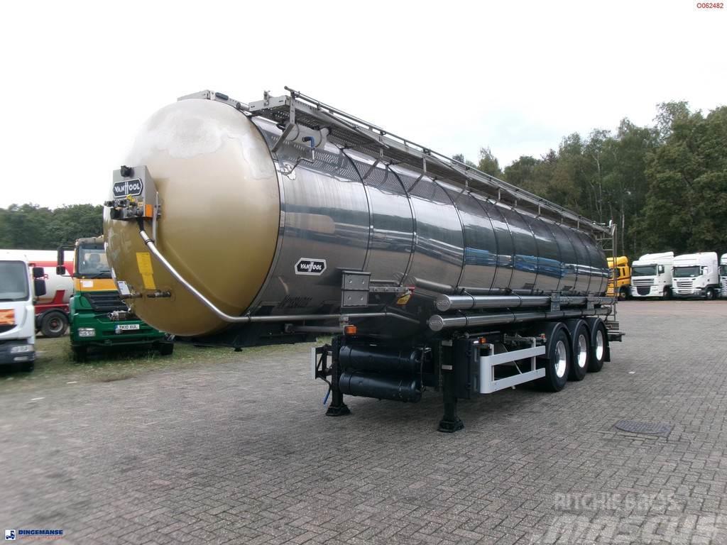 Van Hool Chemical tank inox 33 m3 / 3 comp / ADR 30-03-2024 Tanker yari çekiciler