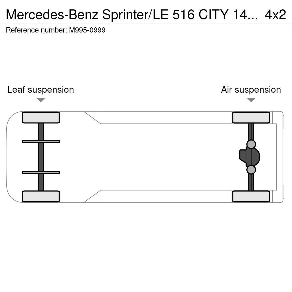 Mercedes-Benz Sprinter/LE 516 CITY 14 PCS AVAILABLE / PASSANGERS Minibüsler