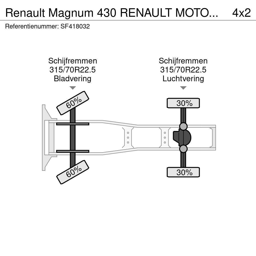 Renault Magnum 430 RENAULT MOTOR / AIRCO Çekiciler