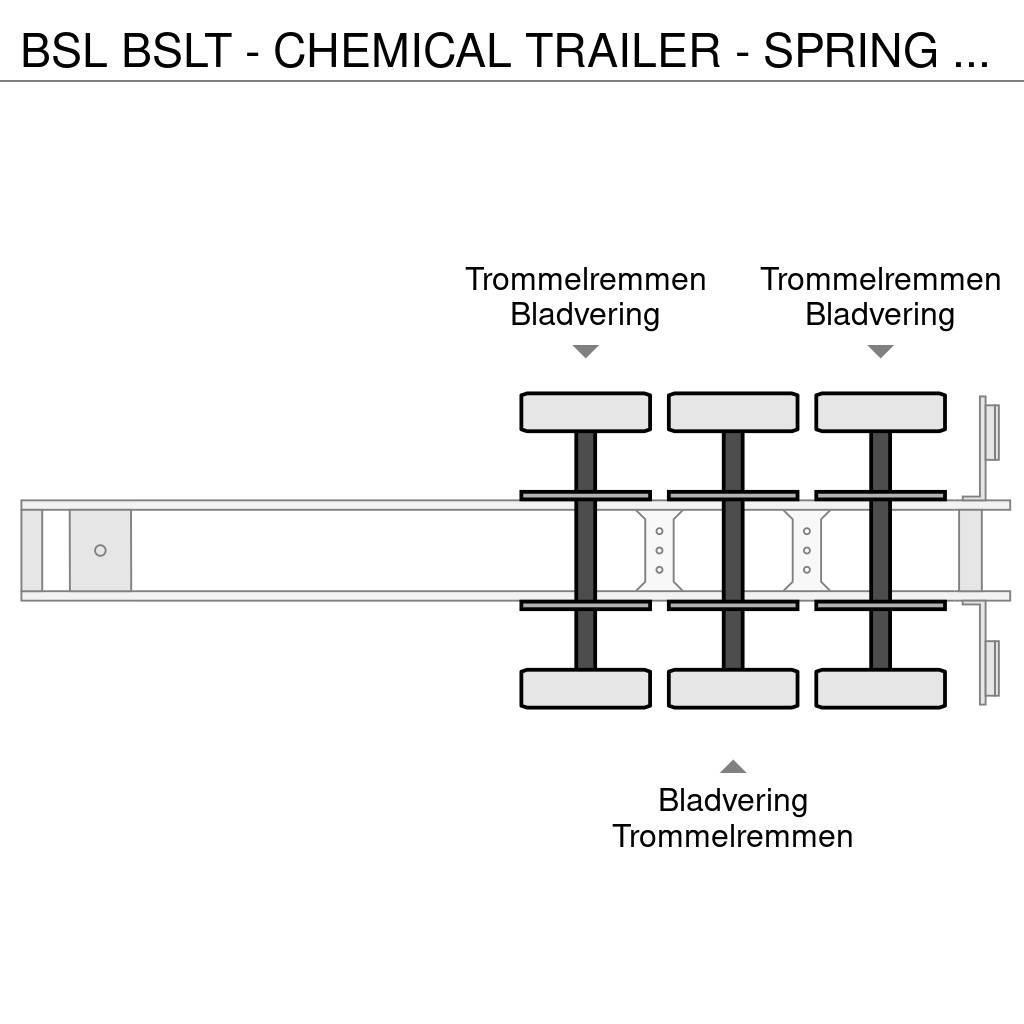 BSL T - CHEMICAL TRAILER - SPRING SUSPENSION Tanker yari çekiciler
