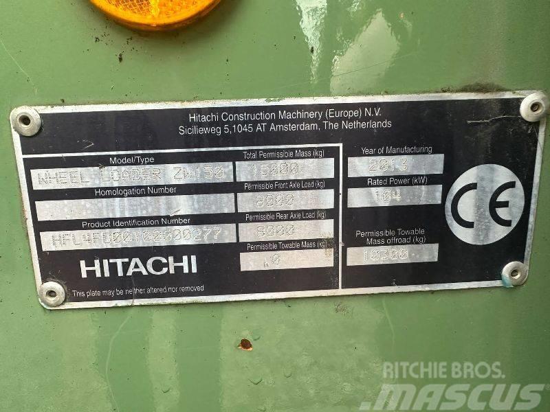 Hitachi ZW 150 Tekerlekli yükleyiciler
