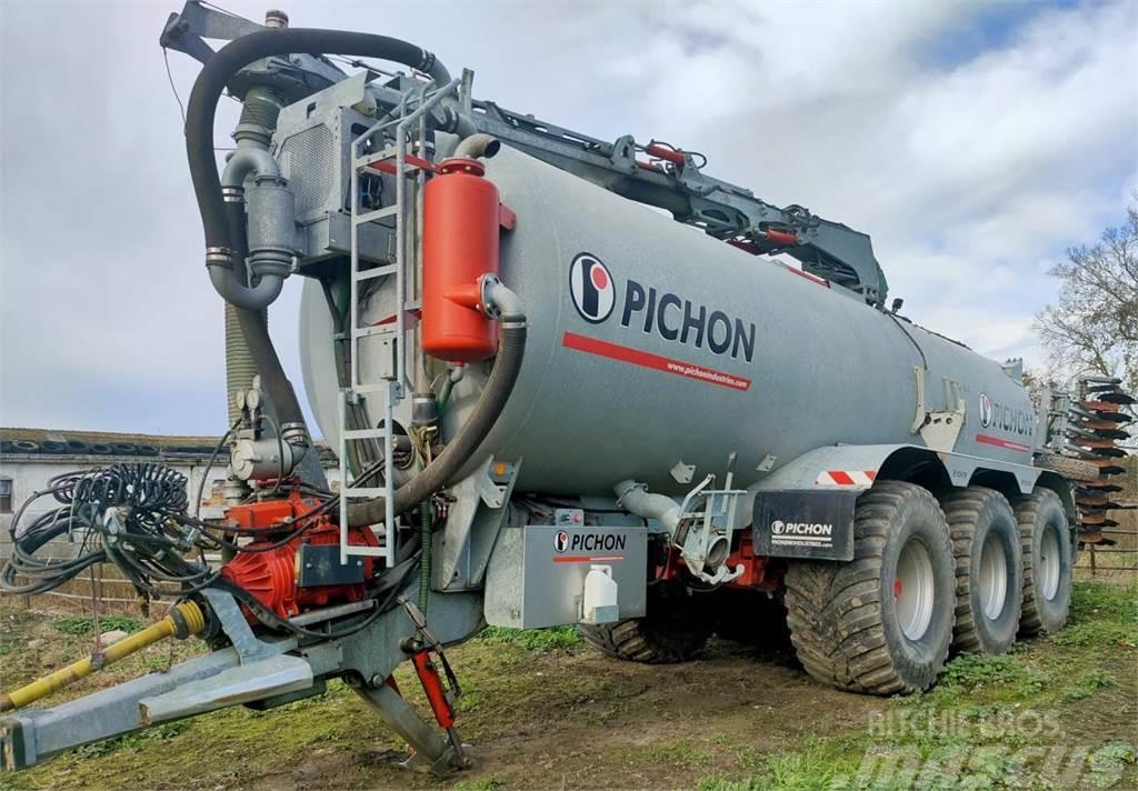 Pichon TCI 30000 + Güllescheibenegge Sivi gübre ve ilaç tankerleri