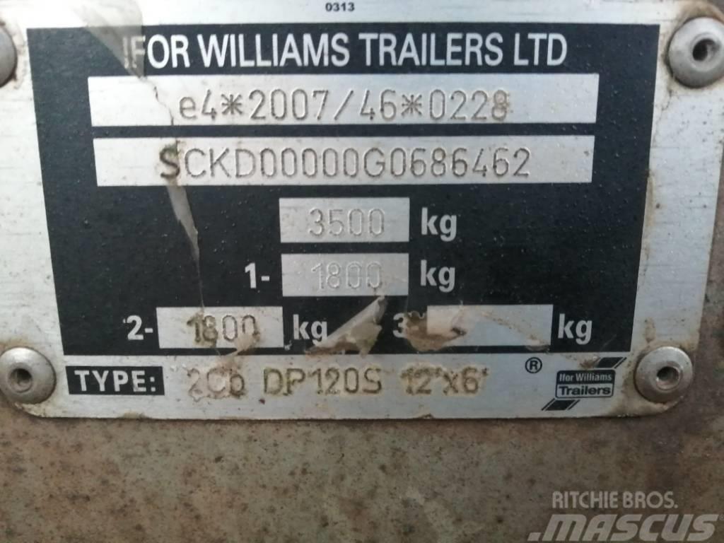 Ifor Williams DP120 Trailer Diger römorklar