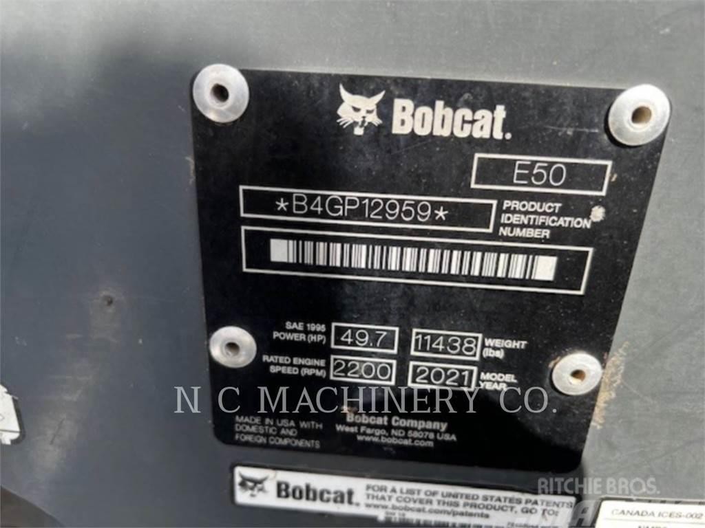 Bobcat E50 Paletli ekskavatörler