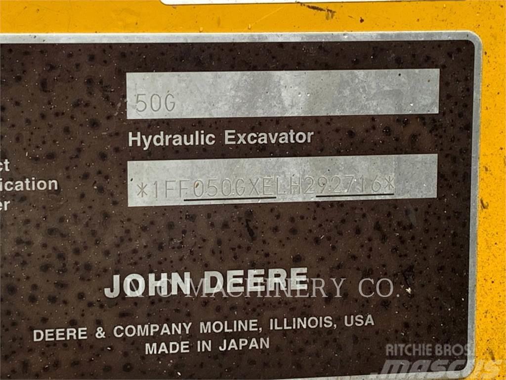 John Deere 50G Paletli ekskavatörler