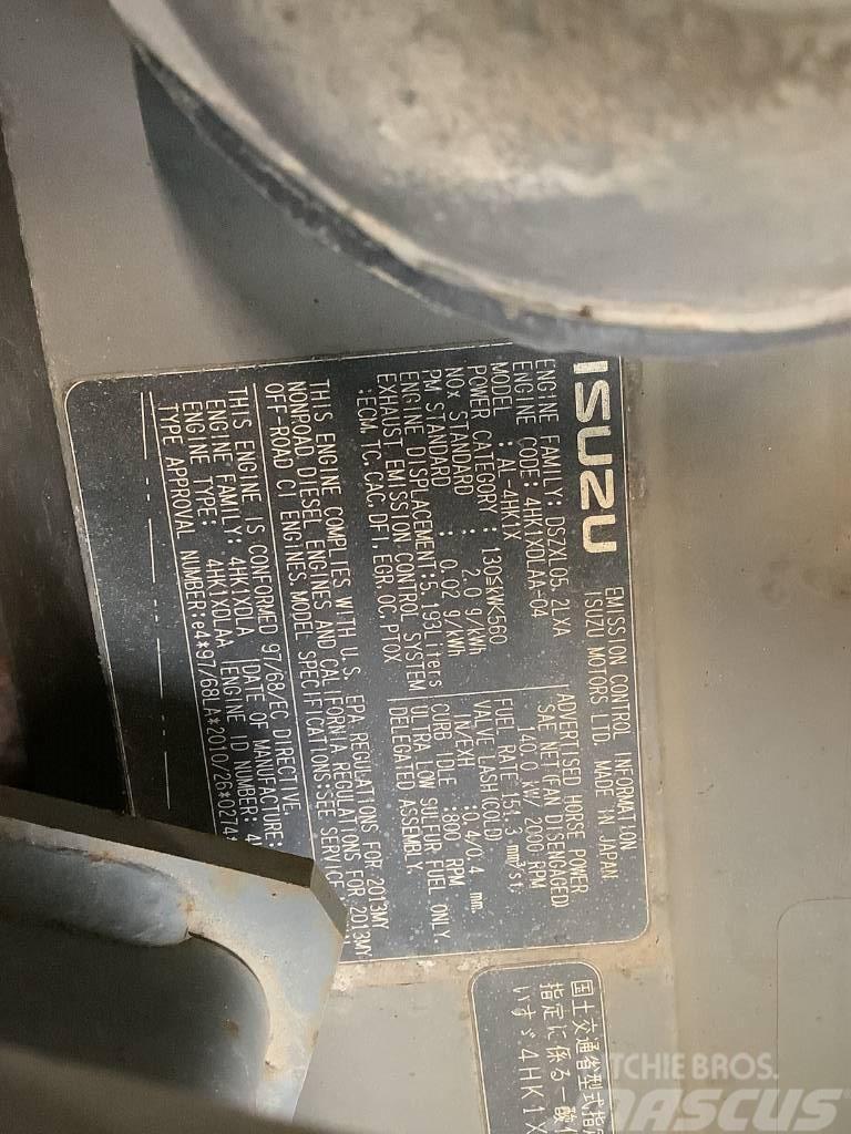 Hitachi ZX 250 LC-5 B Paletli ekskavatörler